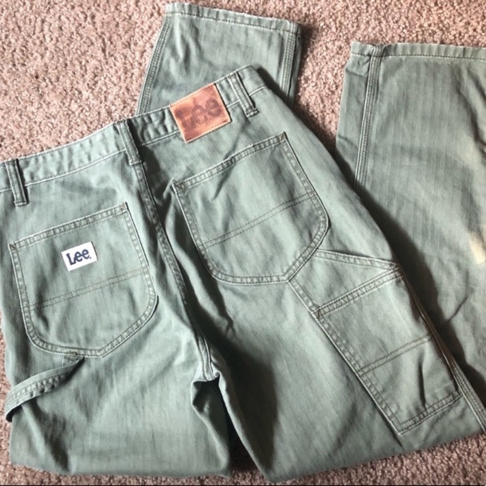 Free Lee Dungaree carpenter pants!💚🤎